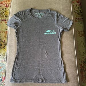 Gray Fitted Short Sleeve T-Shirt